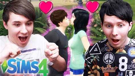 dan and phil kiss|DIL'S FIRST KISS .